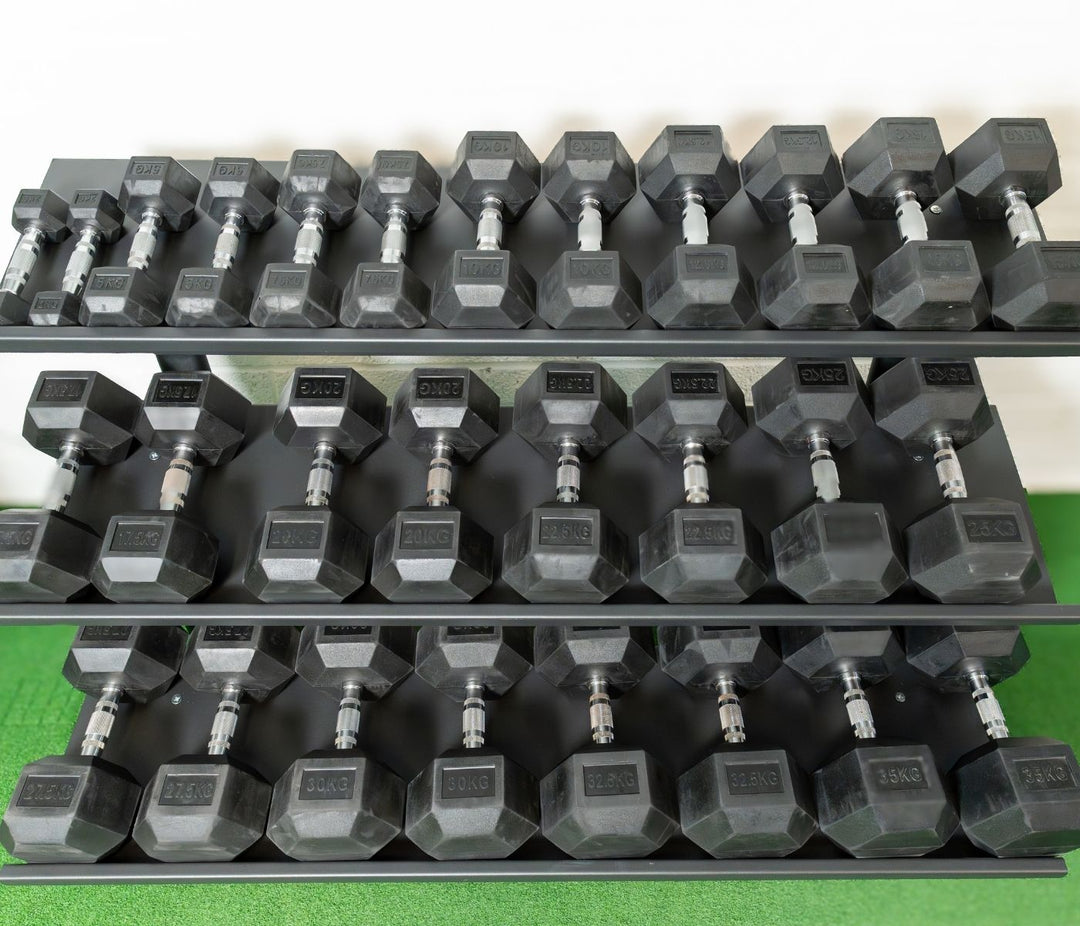 Hex Dumbbells Rack Bundle